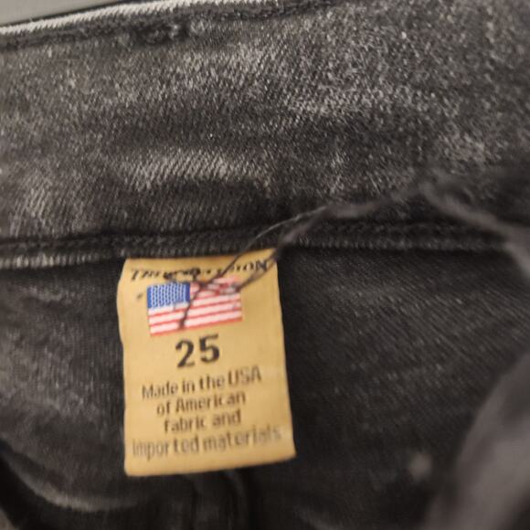 True Religion Skinny Jeans 25 Black - Picture 6 of 10